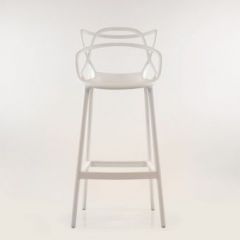 Барный стул Barneo N-235 Masters, белый, design Phillip Stark в Полевском - polevskoy.mebel24.online | фото 3
