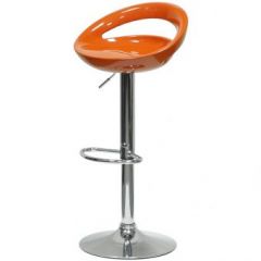 Барный стул Barneo N-6 Disco оранжевый глянец в Полевском - polevskoy.mebel24.online | фото 1
