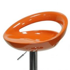 Барный стул Barneo N-6 Disco оранжевый глянец в Полевском - polevskoy.mebel24.online | фото 2