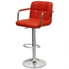 Барный стул Barneo N-69 Kruger Arm Красный в Полевском - polevskoy.mebel24.online | фото