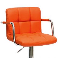 Барный стул Barneo N-69 Kruger Arm Оранжевый в Полевском - polevskoy.mebel24.online | фото 2