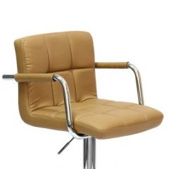 Барный стул Barneo N-69 Kruger Arm Светло-коричневый в Полевском - polevskoy.mebel24.online | фото 2