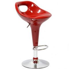 Барный стул Barneo N-7 Malibu красный глянец в Полевском - polevskoy.mebel24.online | фото 1