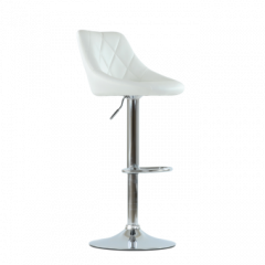 Барный стул Barneo N-83 Comfort (Комфорт) белый в Полевском - polevskoy.mebel24.online | фото