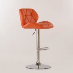 Барный стул Barneo N-85 Diamond оранжевый в Полевском - polevskoy.mebel24.online | фото 2