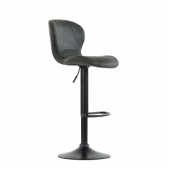 Барный стул Barneo N-86 Time / Black / VPU Dark Gray Vintage серый винтаж 970-11 в Полевском - polevskoy.mebel24.online | фото