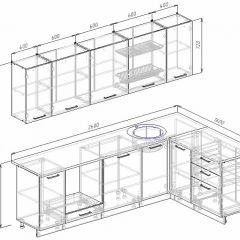 Кухонный гарнитур угловой Пайн 2600х1600 (Стол. 26мм) в Полевском - polevskoy.mebel24.online | фото 2