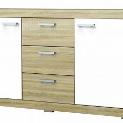 СОНАТА КС-1500 Комод (Дуб сонома/Белый глянец) в Полевском - polevskoy.mebel24.online | фото