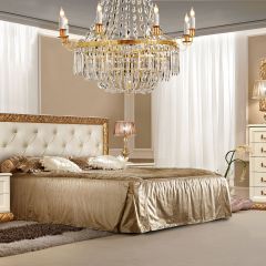 Комод узкий Тиффани штрих-лак/золото (ТФКМ-2) в Полевском - polevskoy.mebel24.online | фото 2