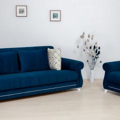 Комплект Роуз ТД 410 диван-кровать + кресло + комплект подушек в Полевском - polevskoy.mebel24.online | фото