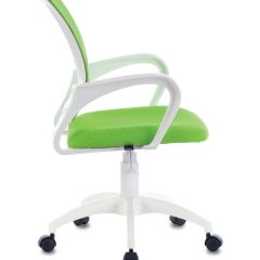 Кресло BRABIX "Fly MG-396W", пластик белый, сетка, салатовое, 532403 в Полевском - polevskoy.mebel24.online | фото 2