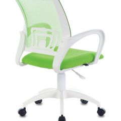 Кресло BRABIX "Fly MG-396W", пластик белый, сетка, салатовое, 532403 в Полевском - polevskoy.mebel24.online | фото 3