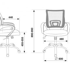 Кресло Бюрократ CH-695N/SL/BL/TW-11 синий TW-05 черный TW-11 в Полевском - polevskoy.mebel24.online | фото 4