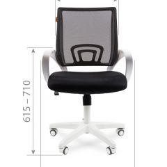 Кресло для оператора CHAIRMAN 696 white (ткань TW-10/сетка TW-05) в Полевском - polevskoy.mebel24.online | фото 6