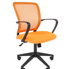Кресло для оператора CHAIRMAN 698 (ткань/сетка TW - оранжевый) в Полевском - polevskoy.mebel24.online | фото