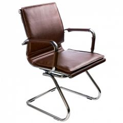 Кресло для посетителя Бюрократ CH-993-Low-V/Brown коричневый в Полевском - polevskoy.mebel24.online | фото