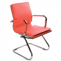 Кресло для посетителя Бюрократ CH-993-Low-V/Red красный в Полевском - polevskoy.mebel24.online | фото