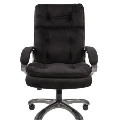Кресло для руководителя  CHAIRMAN 442 (ткань черная) в Полевском - polevskoy.mebel24.online | фото