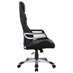Кресло компьютерное BRABIX Techno GM-002 (ткань) черное/серое, вставки белые (531815) в Полевском - polevskoy.mebel24.online | фото 4