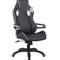 Кресло компьютерное BRABIX Techno Pro GM-003 (экокожа черное/серое, вставки серые) 531814 в Полевском - polevskoy.mebel24.online | фото 2