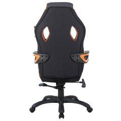 Кресло компьютерное BRABIX Techno Pro GM-003 (ткань черное/серое, вставки оранжевые) 531813 в Полевском - polevskoy.mebel24.online | фото 5