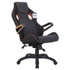 Кресло компьютерное BRABIX Techno Pro GM-003 (ткань черное/серое, вставки оранжевые) 531813 в Полевском - polevskoy.mebel24.online | фото 8