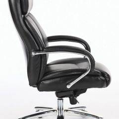 Кресло офисное BRABIX "Direct EX-580" (хром/рециклированная кожа/черное) 531824 в Полевском - polevskoy.mebel24.online | фото 3