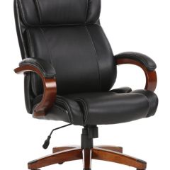 Кресло офисное BRABIX PREMIUM "Magnum EX-701" (дерево, рециклированная кожа, черное) 531827 в Полевском - polevskoy.mebel24.online | фото