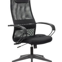Кресло офисное BRABIX PREMIUM "Stalker EX-608 PL" (ткань-сетка/кожзам, черное) 532090 в Полевском - polevskoy.mebel24.online | фото