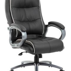 Кресло офисное BRABIX PREMIUM "Strong HD-009" (экокожа черная, ткань серая) 531945 в Полевском - polevskoy.mebel24.online | фото