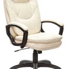 Кресло офисное BRABIX PREMIUM "Trend EX-568", экокожа, бежевое, 532102 в Полевском - polevskoy.mebel24.online | фото