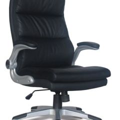 Кресло офисное BRABIX "Fregat EX-510" (рециклированная кожа, черное) 530863 в Полевском - polevskoy.mebel24.online | фото