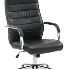 Кресло офисное BRABIX "Stark EX-547" (экокожа, хром, черное) 531948 в Полевском - polevskoy.mebel24.online | фото