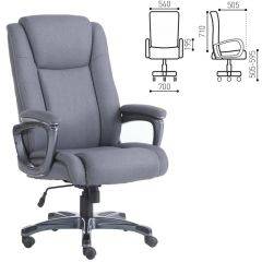 Кресло офисное BRABIX "Solid HD-005" (ткань/серое) 531823 в Полевском - polevskoy.mebel24.online | фото 1