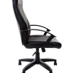 Кресло офисное BRABIX "Trust EX-535" (экокожа/черная/ткань серая) 531383 в Полевском - polevskoy.mebel24.online | фото