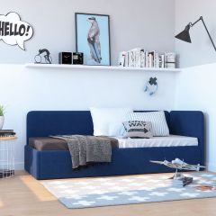 Кровать-диван Leonardo 160*70 (Синий) в Полевском - polevskoy.mebel24.online | фото 6