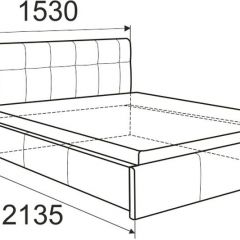 Кровать Изабелла с латами Newtone cacao 1400x2000 в Полевском - polevskoy.mebel24.online | фото 1