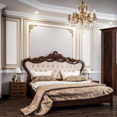Кровать с мягким изголовьем Афина 1600 (караваджо) в Полевском - polevskoy.mebel24.online | фото 5