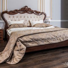 Кровать с мягким изголовьем Афина 1800 (караваджо) в Полевском - polevskoy.mebel24.online | фото 1