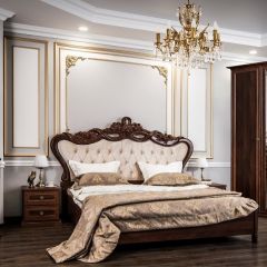 Кровать с мягким изголовьем Афина 1800 (караваджо) в Полевском - polevskoy.mebel24.online | фото 5