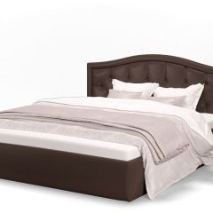 Кровать Стелла 1400*2000 + ПМ (Лесмо brown) коричневый в Полевском - polevskoy.mebel24.online | фото 1