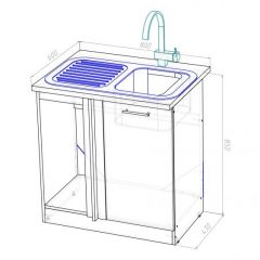 Кухонный гарнитур Симфония прайм 400 1100х2000 мм в Полевском - polevskoy.mebel24.online | фото 18