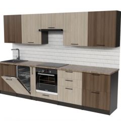 Кухонный гарнитур Яшма 3000 мм в Полевском - polevskoy.mebel24.online | фото 4