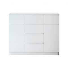 МОРИ МК 1200.4 Комод (белый) в Полевском - polevskoy.mebel24.online | фото
