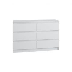 МОРИ МК 1200.6 Комод (белый) в Полевском - polevskoy.mebel24.online | фото