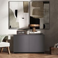 МОРИ МА 900.1 Антресоль/Тумба (графит) в Полевском - polevskoy.mebel24.online | фото