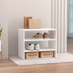 Обувница открытая 550 (ЛДСП белый) в Полевском - polevskoy.mebel24.online | фото
