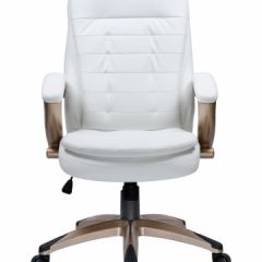 Офисное кресло для руководителей DOBRIN DONALD LMR-106B белый в Полевском - polevskoy.mebel24.online | фото