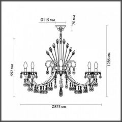 Подвесная люстра Odeon Light Versia 4977/10 в Полевском - polevskoy.mebel24.online | фото 5