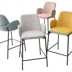 Полубарный стул NYX (H=65cm) VF113 светлая мята / VF115 серо-зеленый М-City в Полевском - polevskoy.mebel24.online | фото 2